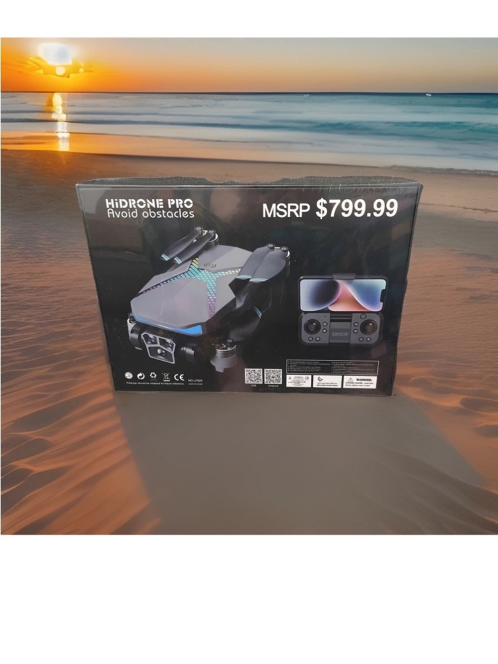 Hidrone Pro Drone with Remote - Black